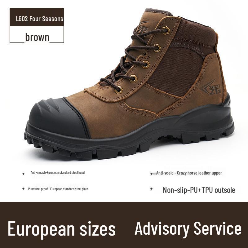 

Мужские полуботинки из нубука пшеничного цвета со стальным подноском, на шнуровке: Ударопрочный и Пуленепробиваемый