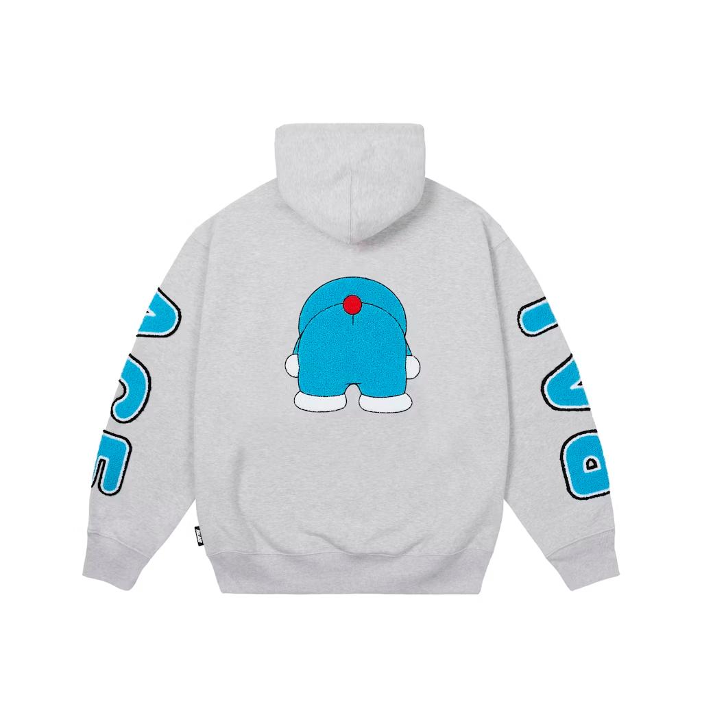Palace X Doraemon Hood Grey Marl Unisex Tops P29CS032