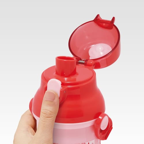Skater Water Bottle Hello Kitty Ushiro Shiro Sanrio 480ml Children's Antibacterial Plastic Child Friendly Lightweight Made in Japan PSB5SANAG-A