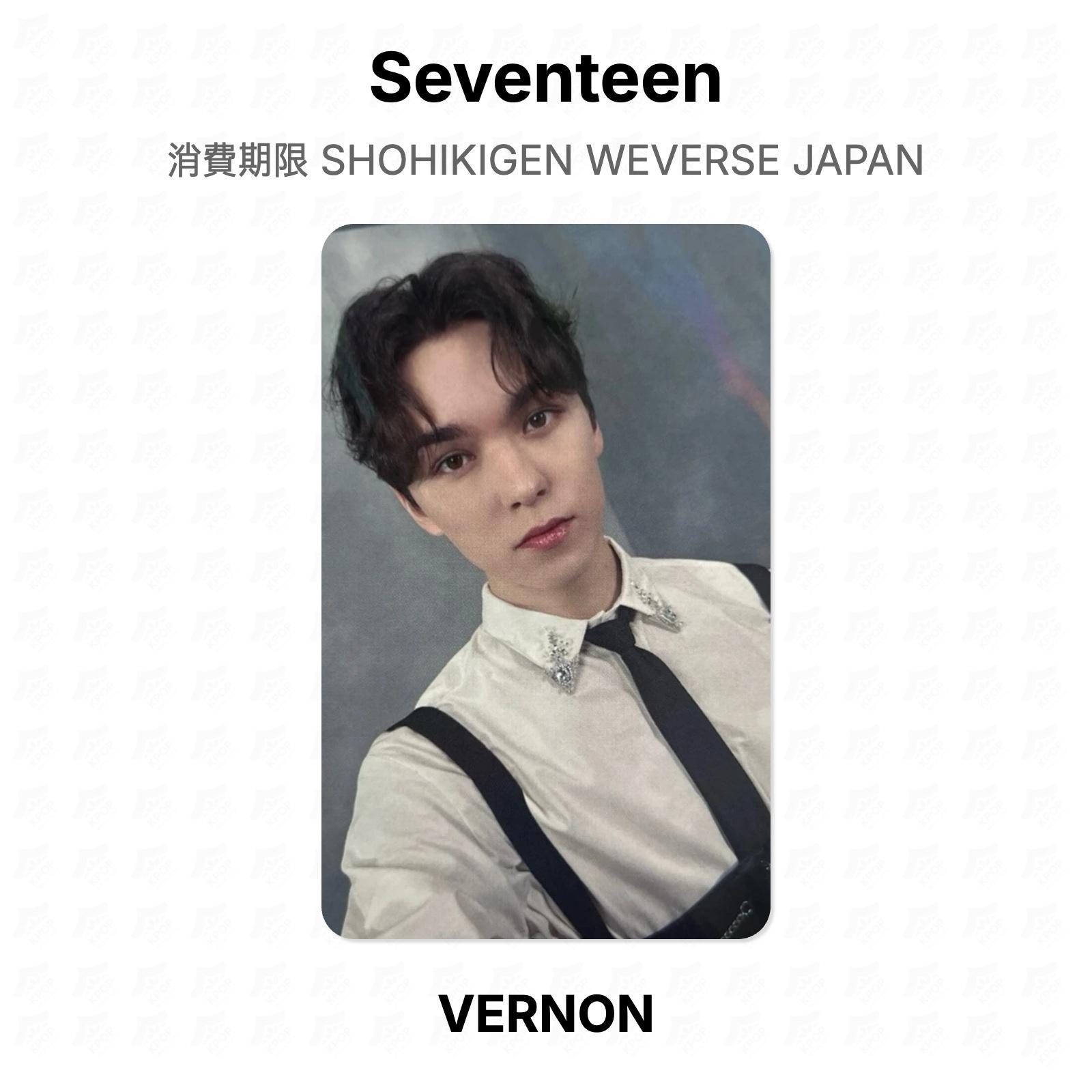 Seventeen SHOHIKIGEN WEVERSE JAPAN Official Photocard VERNON