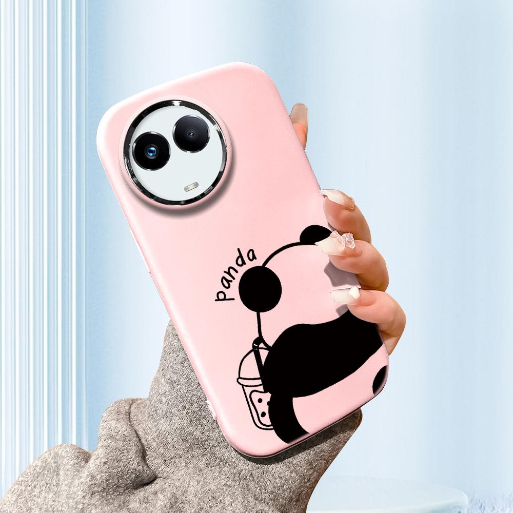 

Одноколірний сріблястий край Об’єктив Жирний корпус М’який ТПУ рідкий силіконовий чохол Протиударний чохол для телефону для OPPO Reno Realme OnePlus OPPO A3 4G рожевий