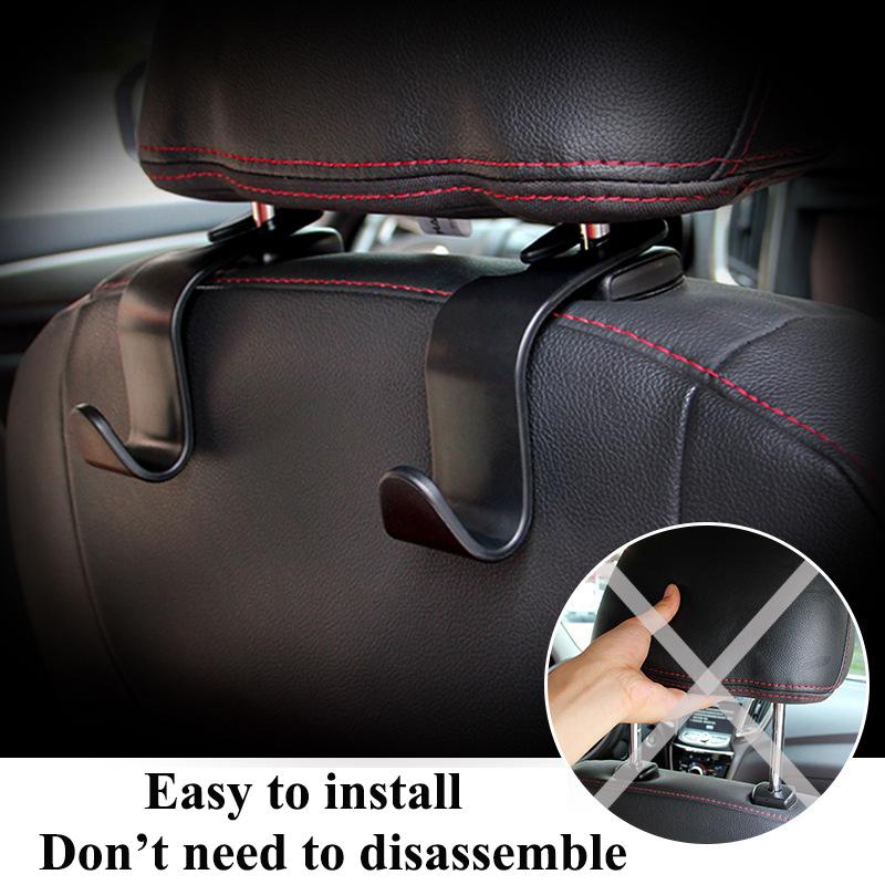 Car Seat Back Hook Interior Accessories Multifunctional Hanging Holder Auto Bag Storage Hanger for Universal Automobile