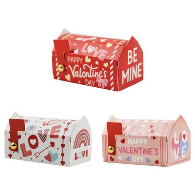 Poly Rice Valentine'S Day Candy Box Color Letterbox Sugar Box Mailbox Mailbox Packaging Happy Candy Box