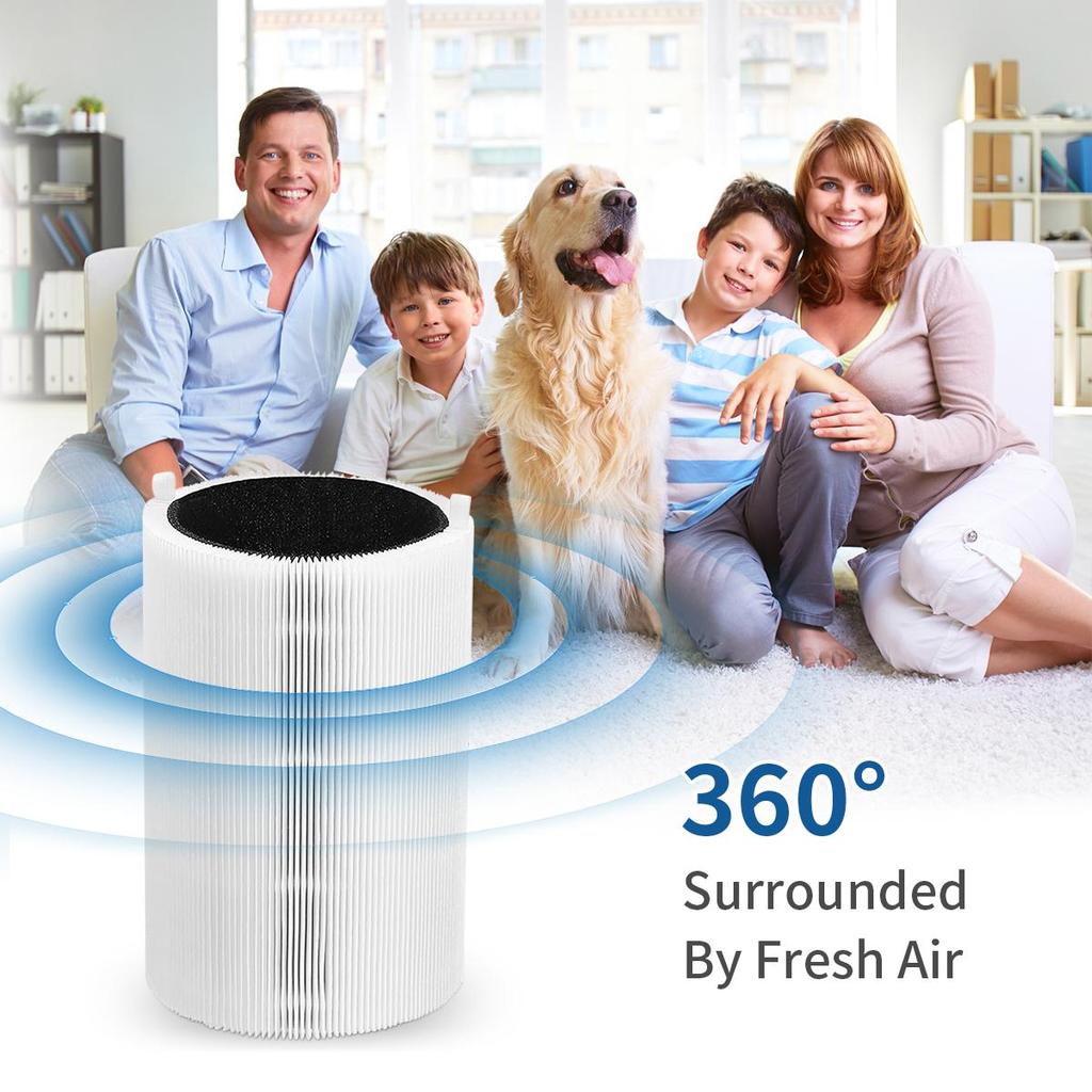 HEPA Filter for Blue Pure 411 for Blueair Blue Pure 411, 411+ & MINI Air Purifiers