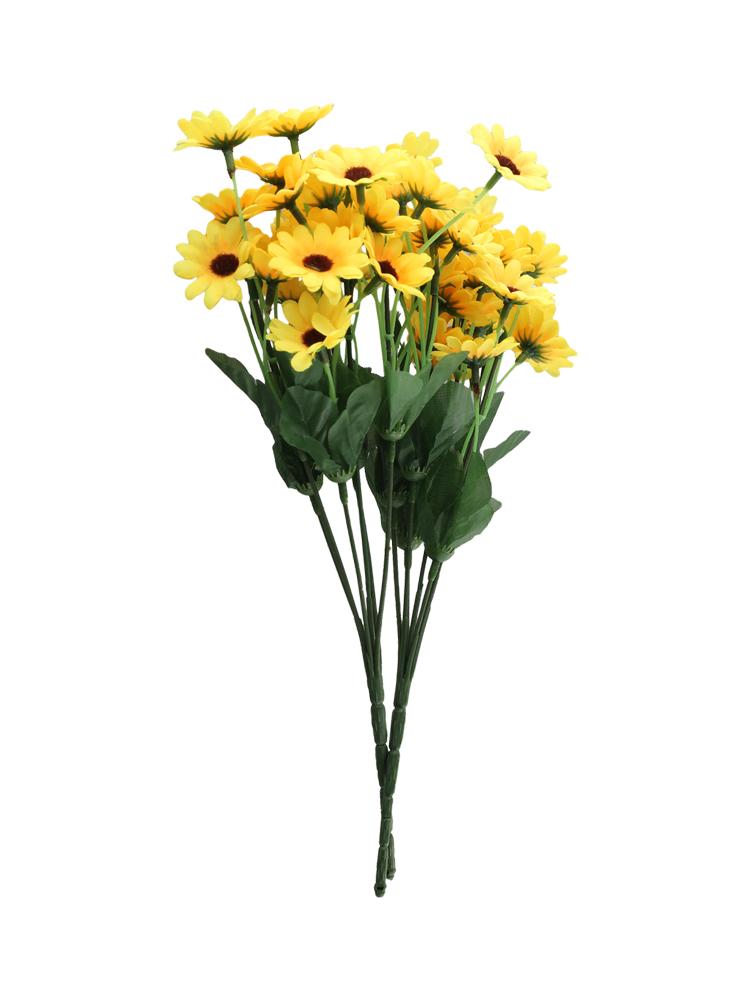 2pcs Artificial Sunflower Silk Sunflower Fake Flower Heads Wedding Bouquet Decoration Arrangement Party Home Decor Plants