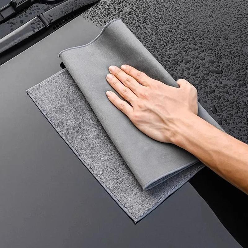 Microfiber Car Cleaning Towel, Suede Car Cleaning Towel, Super Absorbent Car Cleaning Towel, Coral Fleece Suede Cleaning Cloth