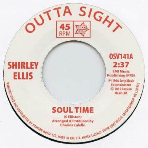 

7inch Record SHIRLEY ELLIS / LYNNE RANDELL - Soul Time / Stranger In My Arms OSV141 Outta Sight Nor 2015 UK Soul/Funk
