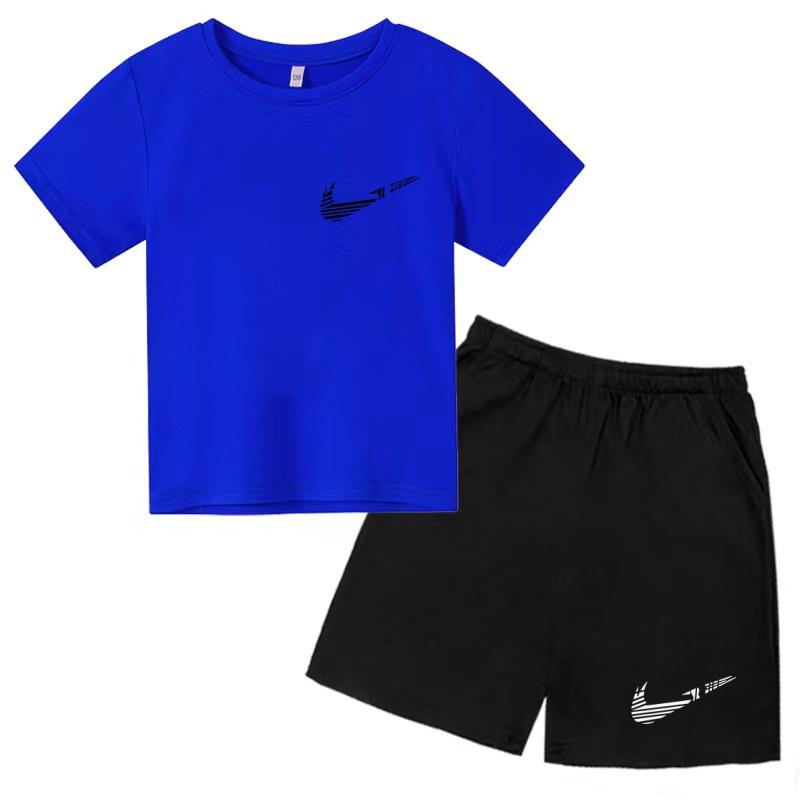 Kinder Sommer Neues Kurzarm-T-Shirt+Shorts 2-teiliges Trainingsanzug Set Junge Mädchen Geburtstagsgeschenk 3-12 Jahre Kleidung Lässig Mode Jogginganzug