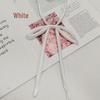 Japanese School Style Solid Color No-Tie Bow Tie for Women