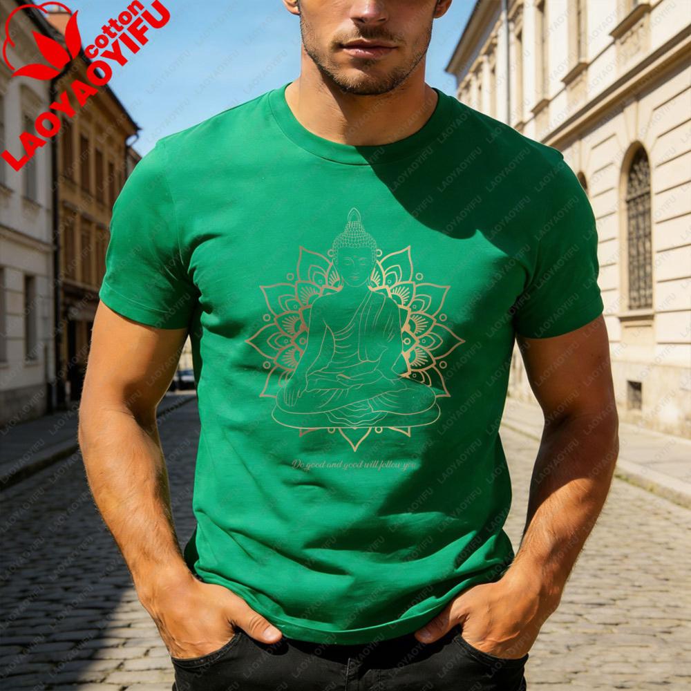 Yoga Zen Meditation Buddhism Lotus TShirt Spirituality Buddha Gifts Namaste  Premium Shirt High Quality Cotton Clothes