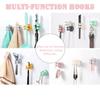 Toothbrush Holder Multi-function Hook Waterproof Self-adhesive Single Toothbrush Hook Plug Holder Wall-mounted Bathroom Kitchen
