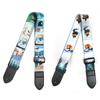 Extra Wide Electric Guitar Belt Color Print Guitar Shoulder Strap Guitar Strap  Folk Guitar