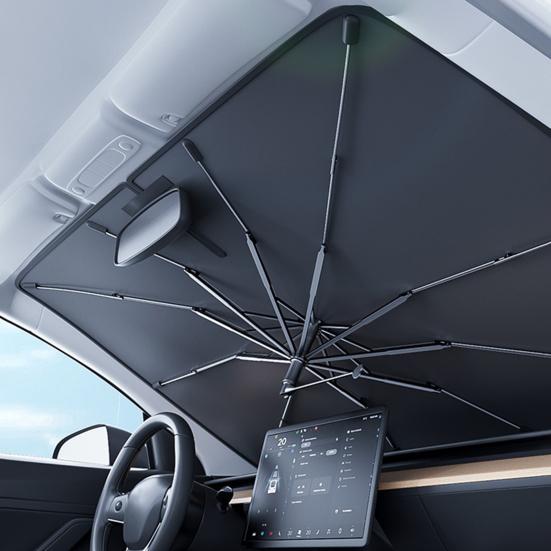 Windshield Sun Shade Umbrella UV Resistant Universal 360-Degree Rotation Car