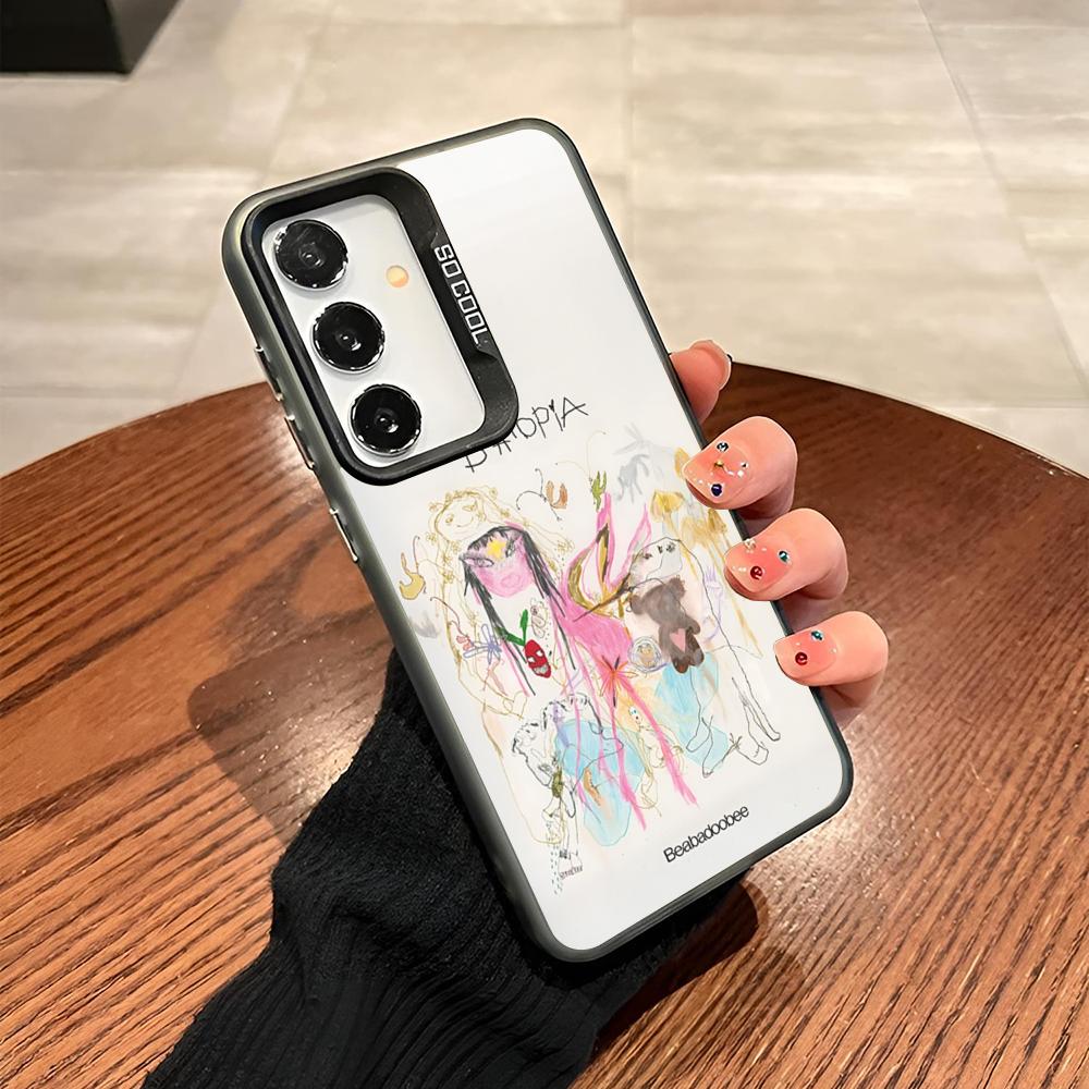 Singer Beabadoobee Phone Case For Samsung Galaxy S26 S25 S24 S23 S22 S21 S20 Ultra Plus Fe colored silver Cover