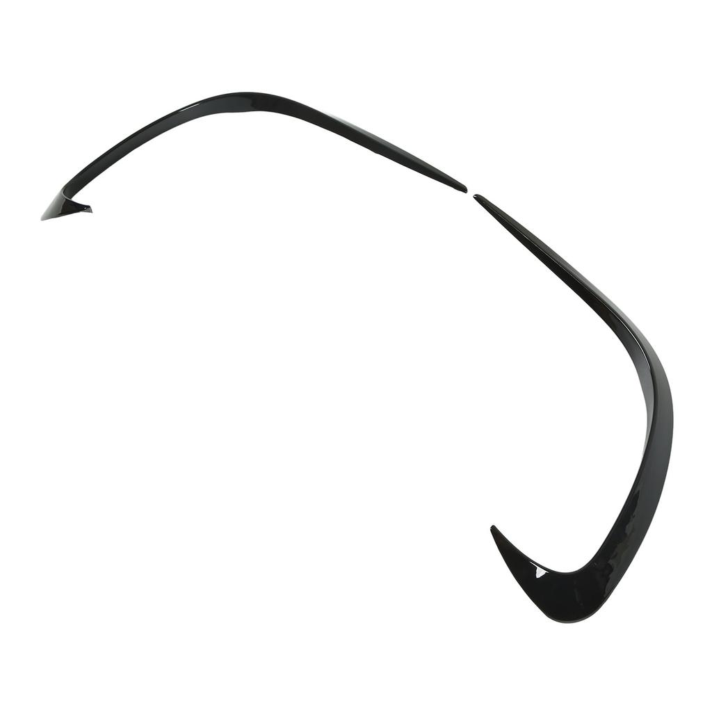 2PCS Front Bumper Air Spoiler Piano Black Smooth Surface Rustproof Replacement For Mercedes‑Benz C‑class W206 2022+