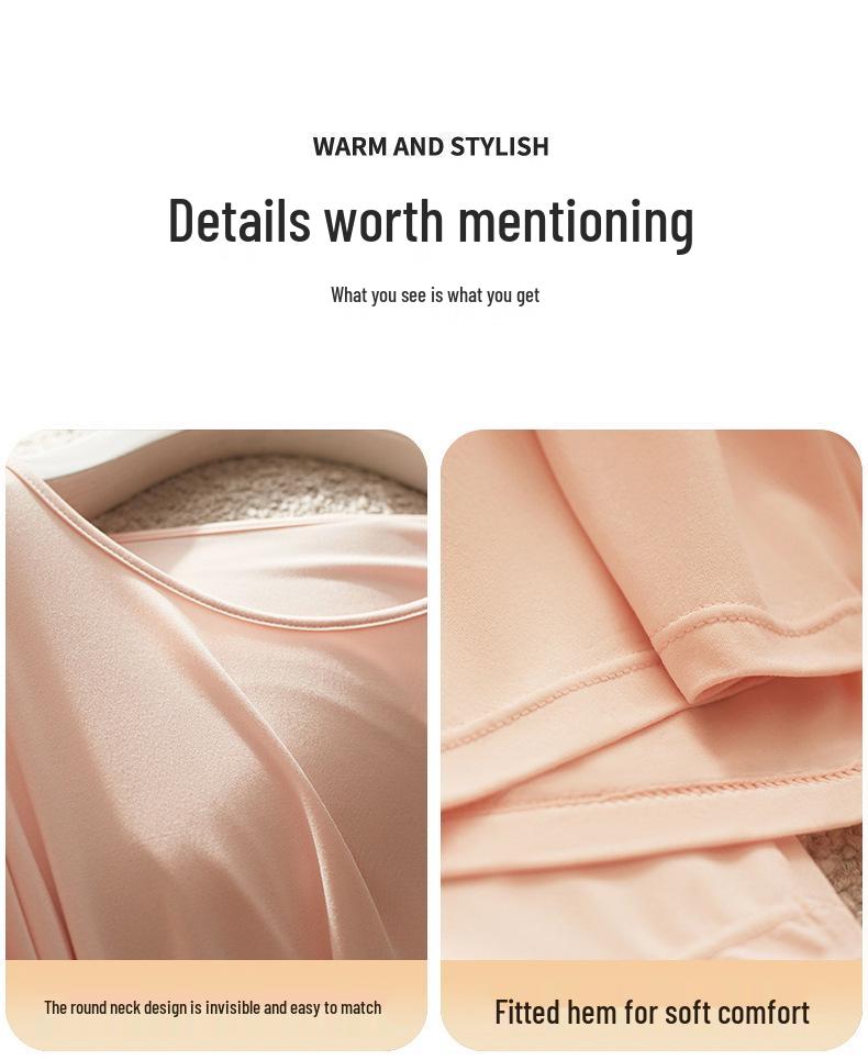 Custom Fit Skin-Tone Warm Underwear Set – Lightweight & High-Elastic Base Layer for Women