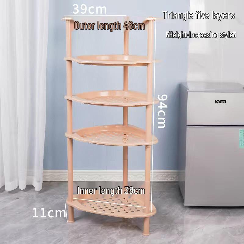 Multi-layer Storage Rack for Kitchen and Bathroom