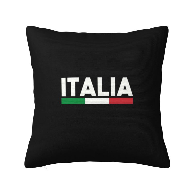 Custom Italy Flag Italian Map Nordic Throw Pillow Covers Patriotic Pride Cushions Cover For Sofa