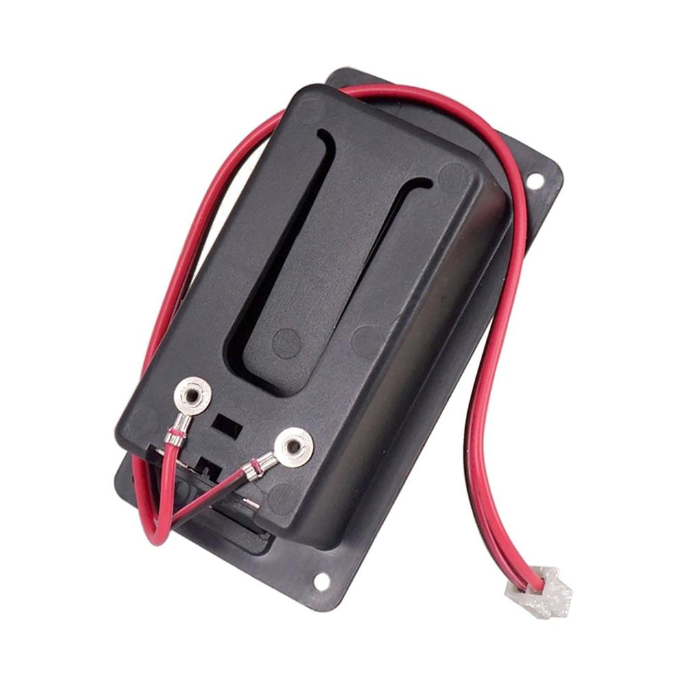 2 Stück 9V Tonabnehmer Batteriehalter Box Fachabdeckung Boxgehäuse Für Akustikgitarre