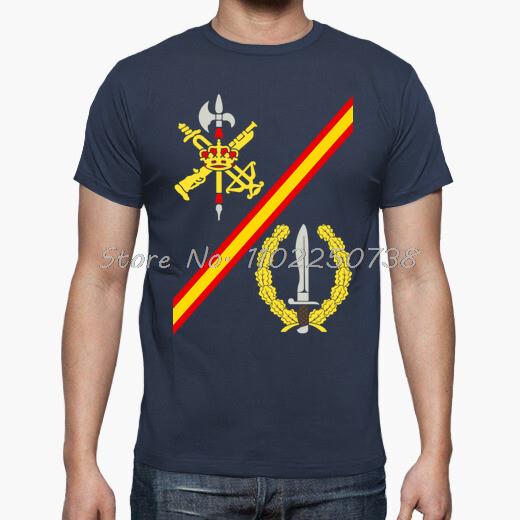 Испанский Иностранный Легион BOEL Легион Специальных Операций Espanola Летняя Хлопковая Футболка Оверсайз Уличная Одежда Мужская Футболка S