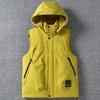 Plus Size L-8XL Fashion Warm Vest Man Winter Waterproof Sleeveless Jackets Hooded Casual Thick Men's Coat