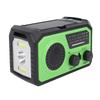 Solar Hand Crank Radio AM FM WB Portable 16000mAh Battery Operated Radio with SOS Flashlight Power B