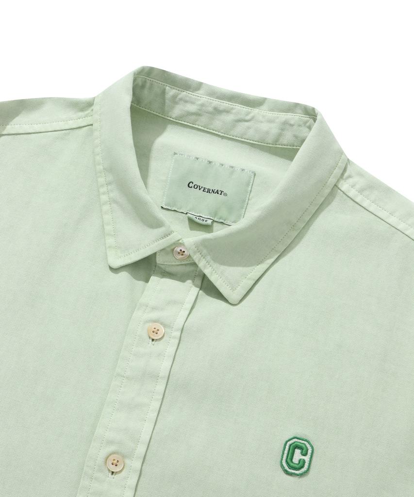 COVERNAT Pigment Oxford Shirt Green