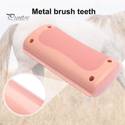 Spazzola per la rimozione dei peli di animali domestici, spazzola per la rimozione dei peli di animali domestici, spazzola per la rimozione dei peli di animali domestici, pettine per la toelettatura di cani a pelo lungo e corto, con denti fini, impugnatura antiscivolo, regalo per tutti gli amanti degli animali domestici
