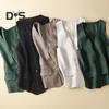 Women's Sleeveless Flax Vest Lightweight Summer Waistcoat with Button Down V Neck Vest Women Accessories