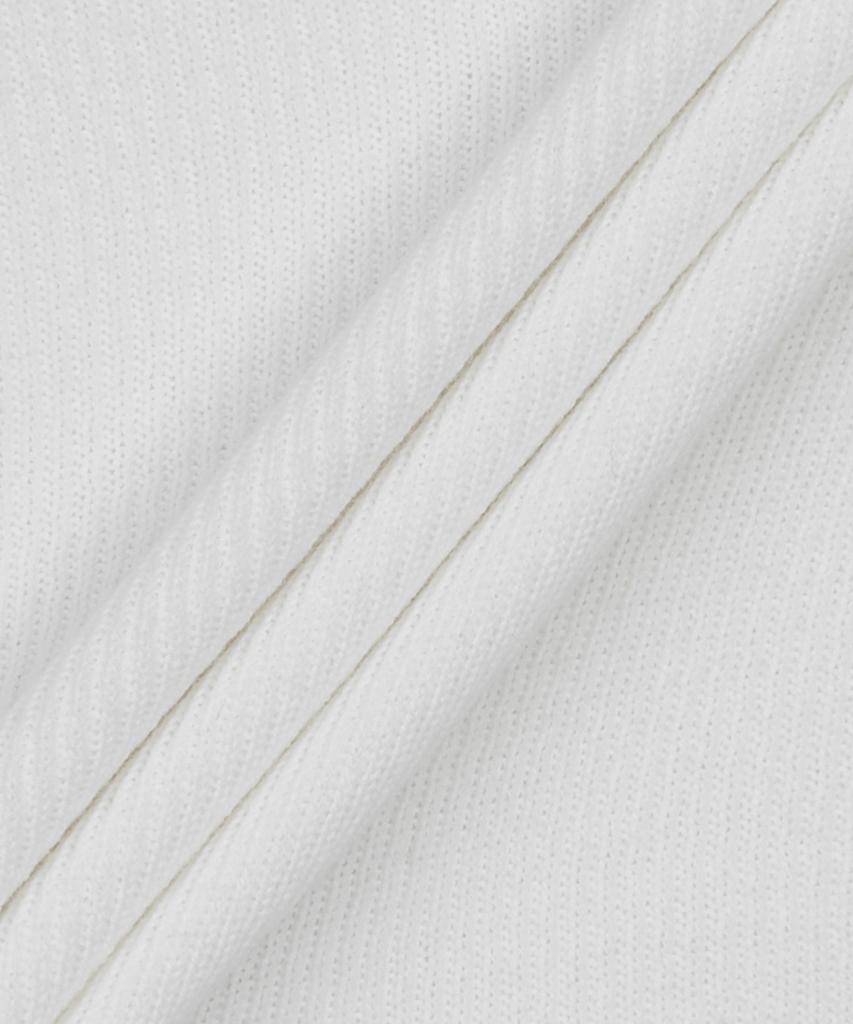 Bibianweseuteuudeu Bea Crop V-Neck Knit - White / 1803004Wy003Fa401