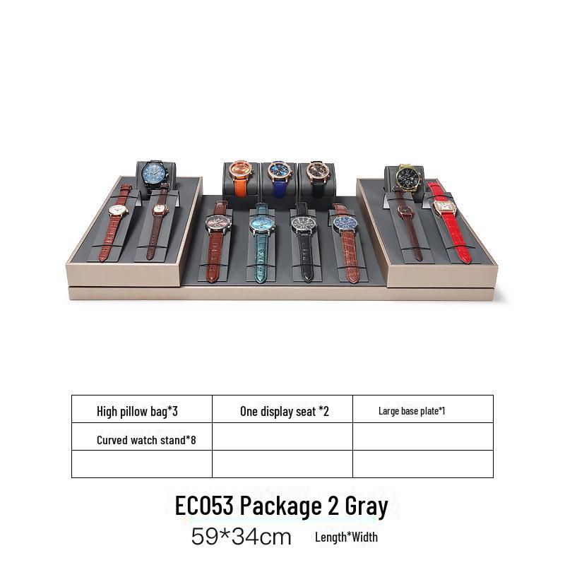 Digu Gray Multi-Grid Jewelry Display Stand