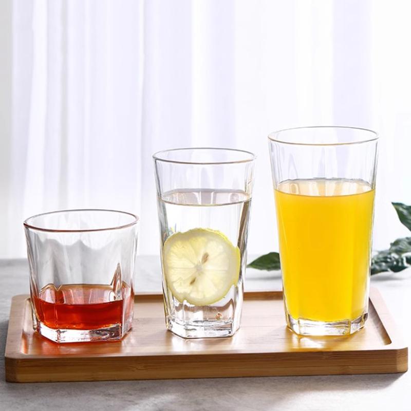 Exquisite Cocktail Foreign Wine Bacardi Glasses Bar Classic Thick Bottomed Whiskey Glass Transparent Water Bottle Wine Utensils