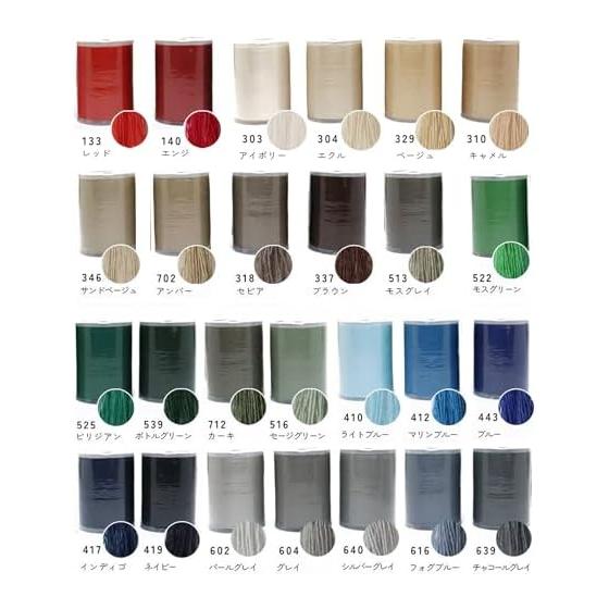 Nippon Himobuton Household Spun Sewing Machine Thread No. 60 700m Roll Blue DKS24-443