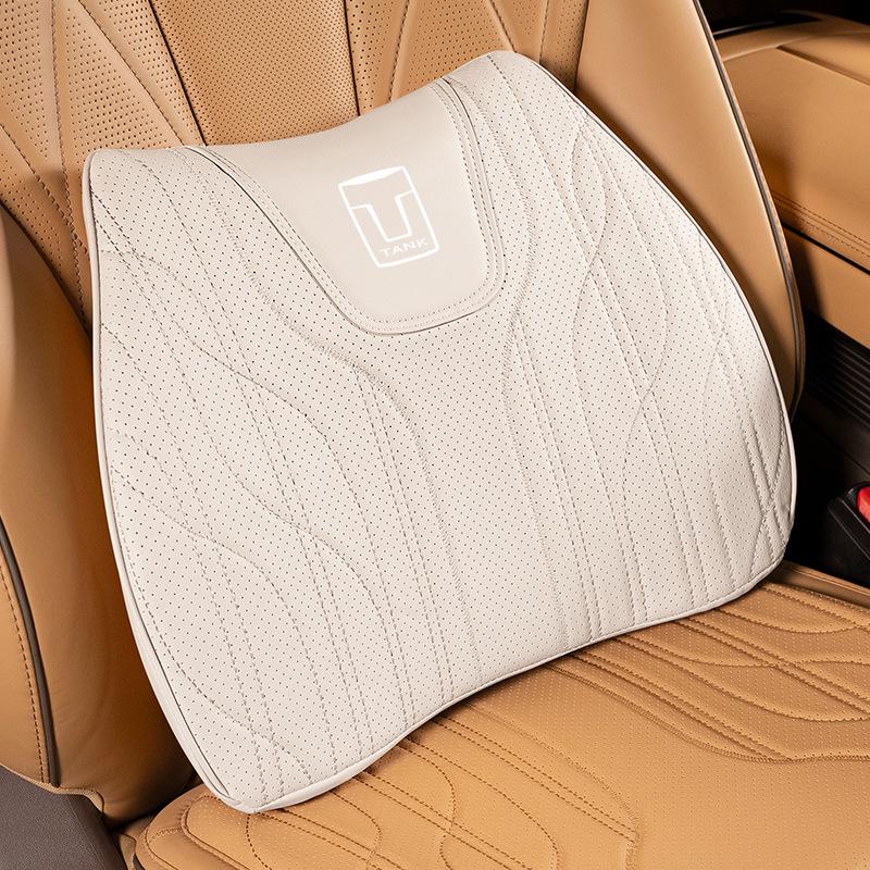 All-Season Car Interior Set: Fits Tank 300 Headrests & Tank 500 Seat Cushions, Includes Lumbar Supports, One-Piece Breathable Design.