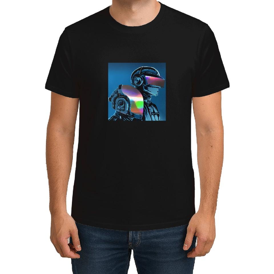 

D.P - Daft 6 Punk T-Shirts Heavyweight T-shirt Men s M