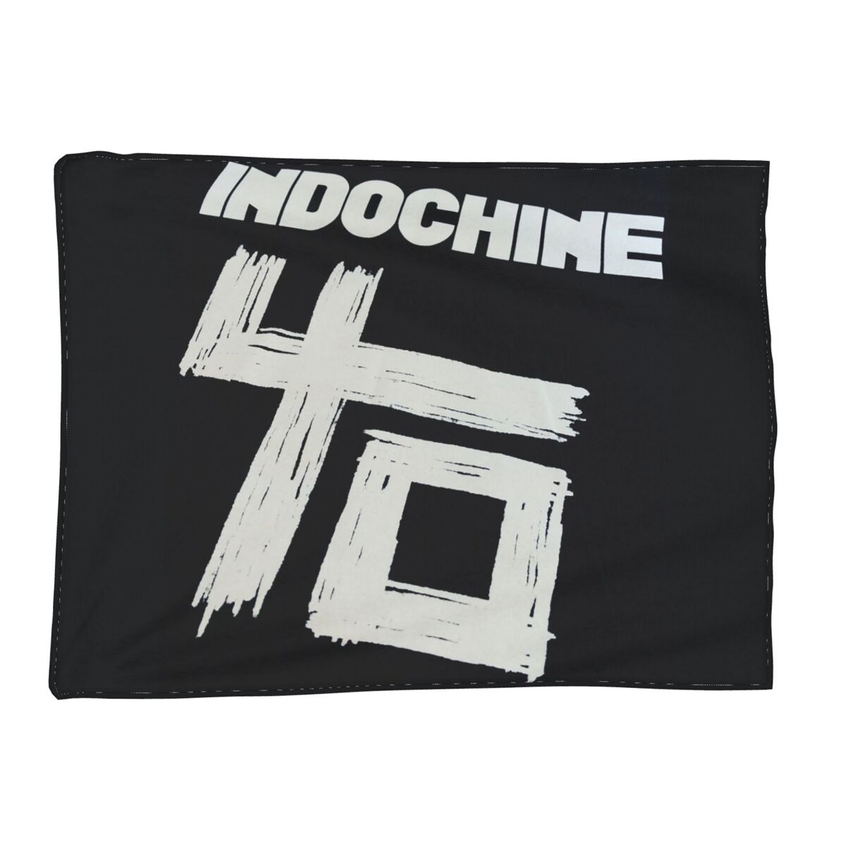 Tour Indochine Tokaug French Rock Band Singer Blanket Soft Warm Flannel Throw Blanket Cover for Bed room Picnic Travel Home Sofa Size: 75*100cm, Weight: 230 GSM