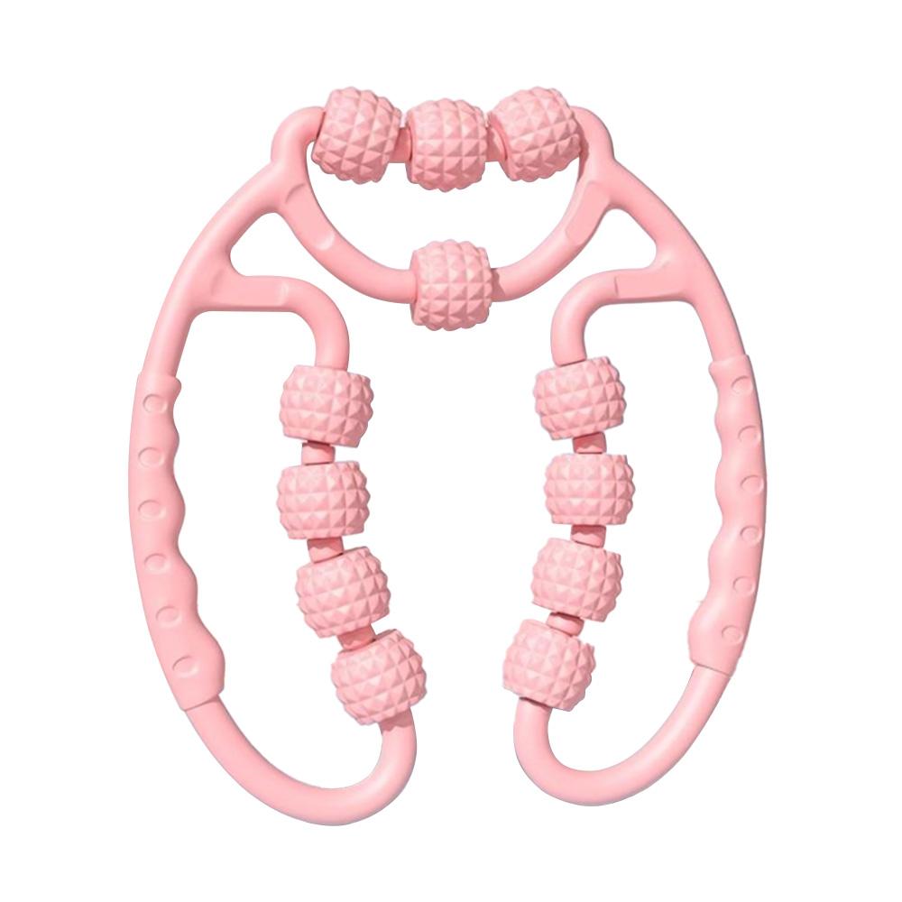 

Portable Release Tool Muscle Roller for Arm Leg Elbow Pain Relief Deep Tissue Self Massage Fitness Equipment розовый