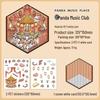 Yuezhen Dreamland 3D Cartoon Landscape Stickers for Kids
