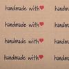 120PCS DIY Kraft Sealing Stickers Paper Crafts Hand Made Label Packaging Sticker