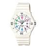 CASIO LRW200H-7B Women's 100m Water Resistant Resin Watch (White)