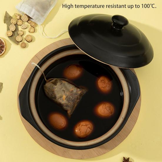 Yousheng 200Pcs Disposable Tea Bags for Loose Leaf Tea Empty Tea Filter Bags with Cotton Drawstring Fillable Tea Infuser Sachets for Loose Tea Coffee