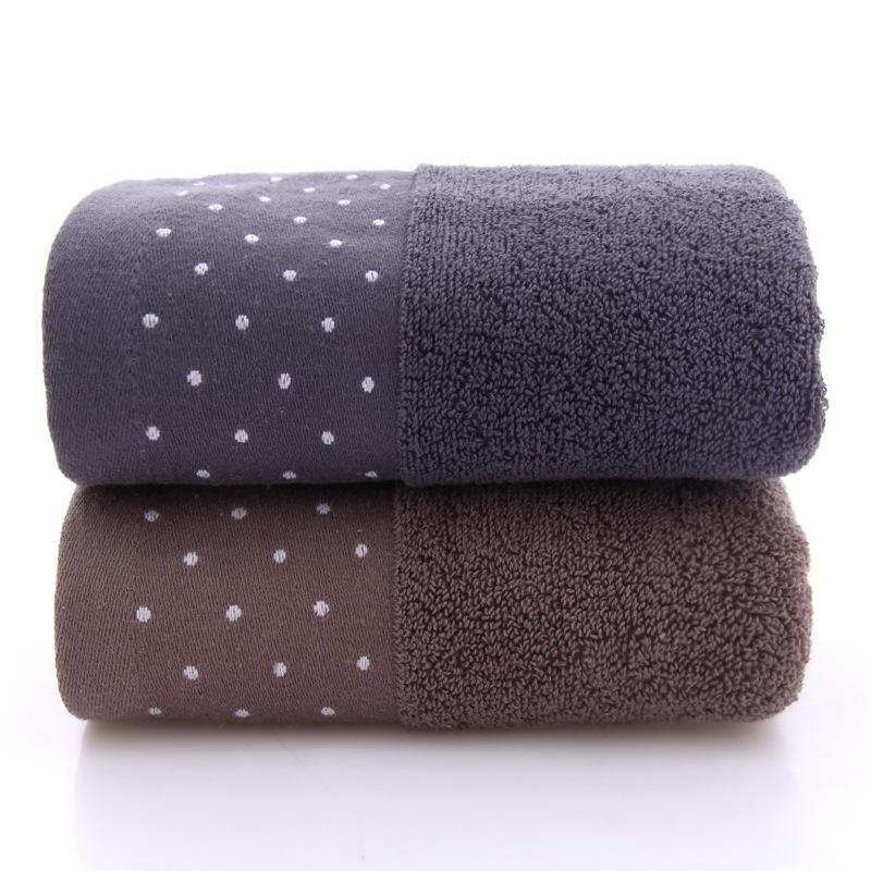 2Pcs Bathroom Cotton Towels Set 35x75cm 70x140cm Brown White Blue Hand Face Bath Towel Soft Gift Absorbent Sport Towel