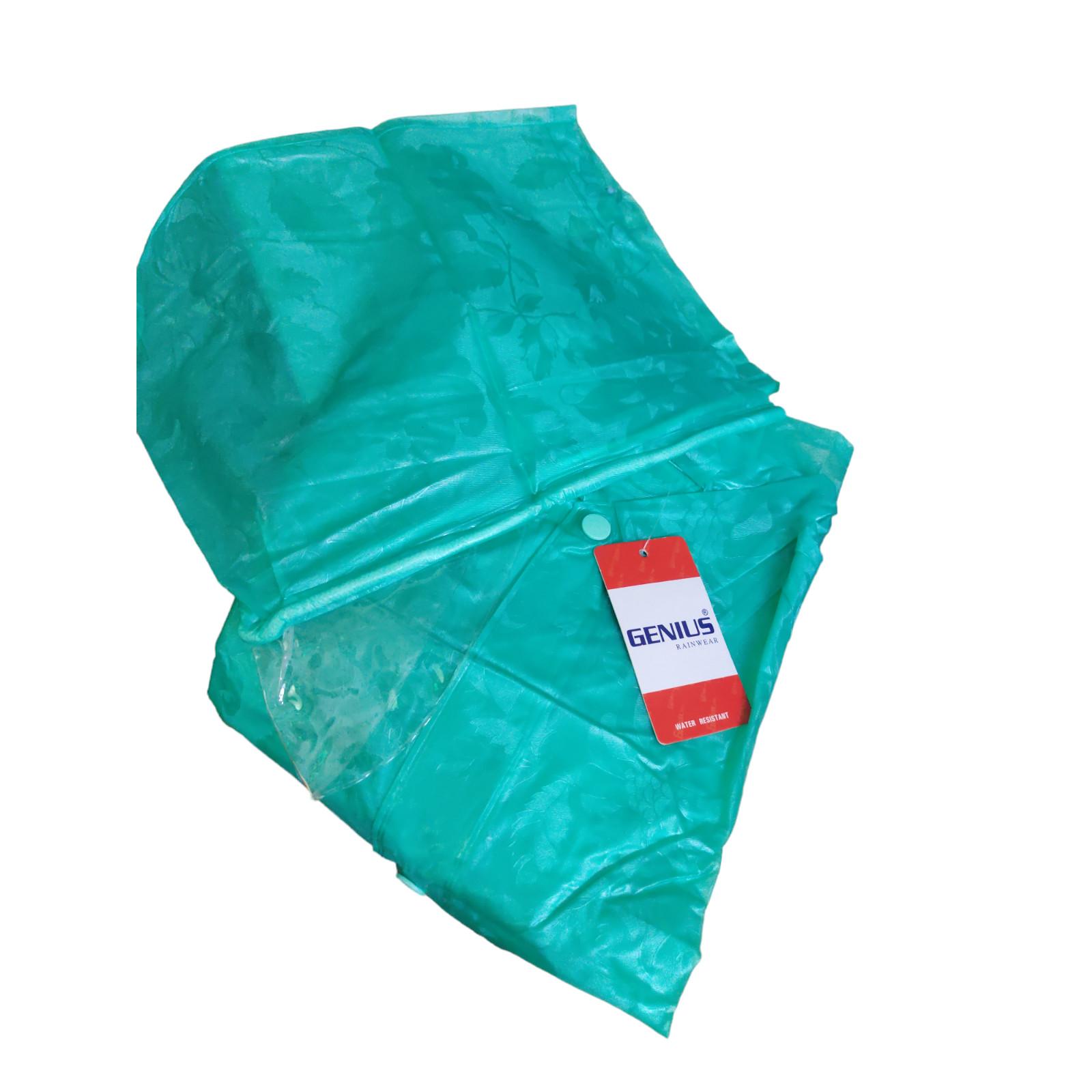 

@ Raincoat Rainwear With Cap WaterProof C Green Color For Unisex m624 Zr687-60%Off