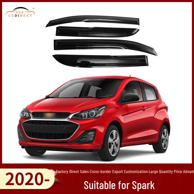 

2020 Spark Acrylic Rain Eyebrow Window Deflector 2020 Spark Rain Eyebrow чорний