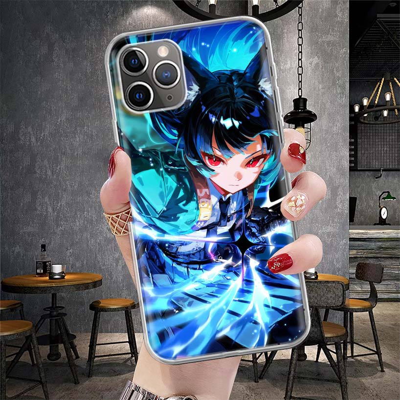 Zenless Zone Zero Hoshimi Miyabi Soft Phone Case For IPhone 11 17 Air 16E 16 Pro Max 15 + 14 Plus 13 Mini 12 Apple 7 SE 8 Fundas