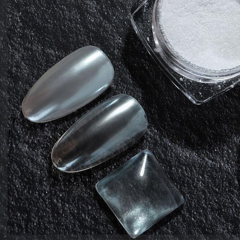 1 PC Nail Glitter Powder Dust Nail Glitter Flakes Mirror Or Flaky Effect Shining Powders Dust 3D Nail Art Decoration