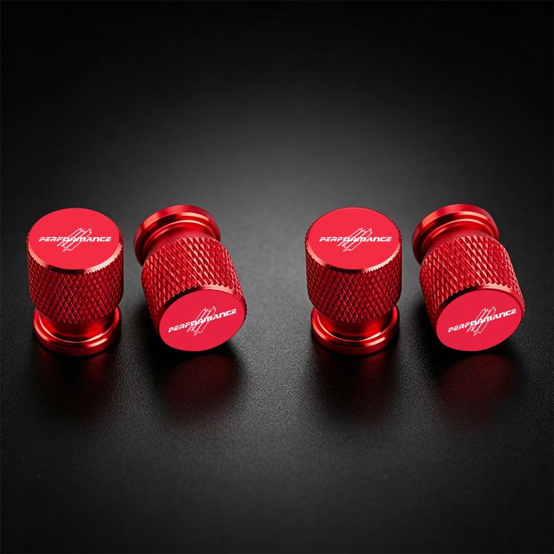 4Pcs Aluminum Car Wheel Tire Valve Caps Tyre Rim Stem Covers Airdust Waterproof For BMW M Performance Logo 1 3 5 Series X1 X3 X5 CD0