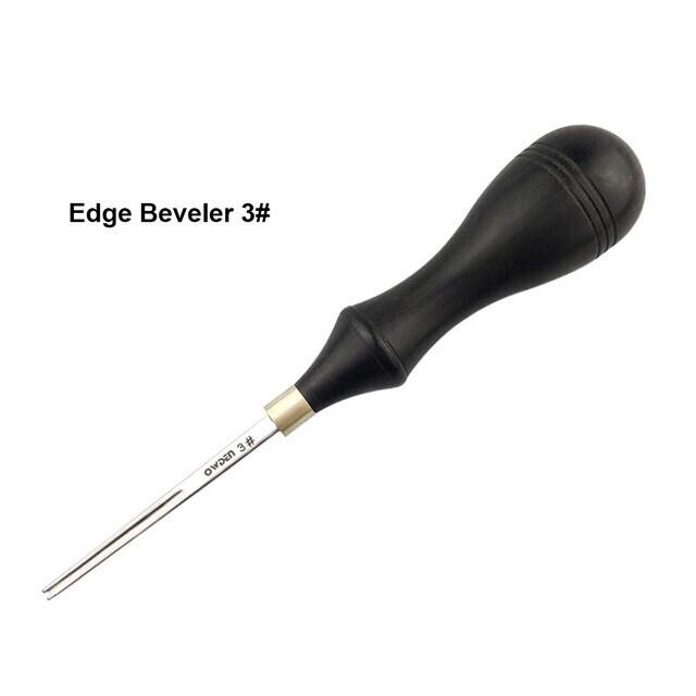Leather Edge Beveler Tool Leathercraft Tool Leather Skiving Tool DIY Ostrá ořezávací fréza Kožená kulatá fréza