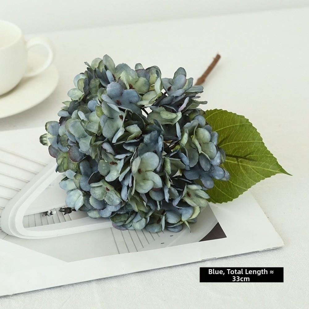 1/2/5Pcss 33cm Simulated Flower Lifelike Fake Flowers New Artificial Hydrangea  for Home Room Decor