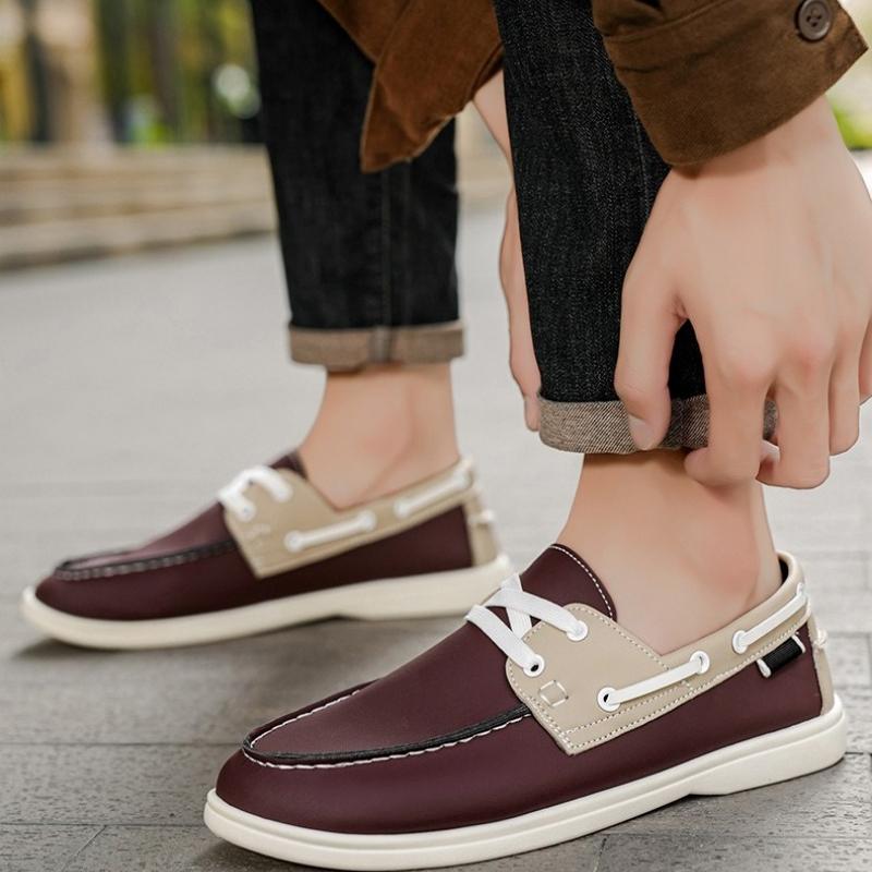 New Spring and Autumn Breathable Men's Casual Shoes Fashionable Trendy Student Sports Shoes Versatile Men's Slip-On Shoes